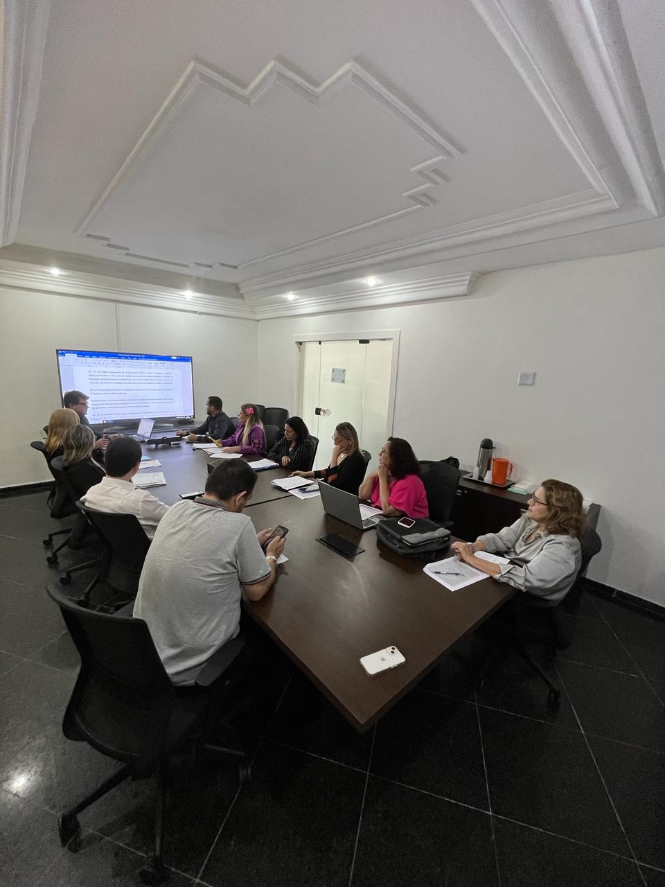 Reunião com o grupo de trabalho do ASSÉDIO, na CGE - Controladoria Geral do Estado, com os órgãos; OGE/CGE/SEPLAD/SEDUC/SEMU/SEPIR