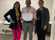 Entrega de certificado após o treinamento do SIGO - Detran